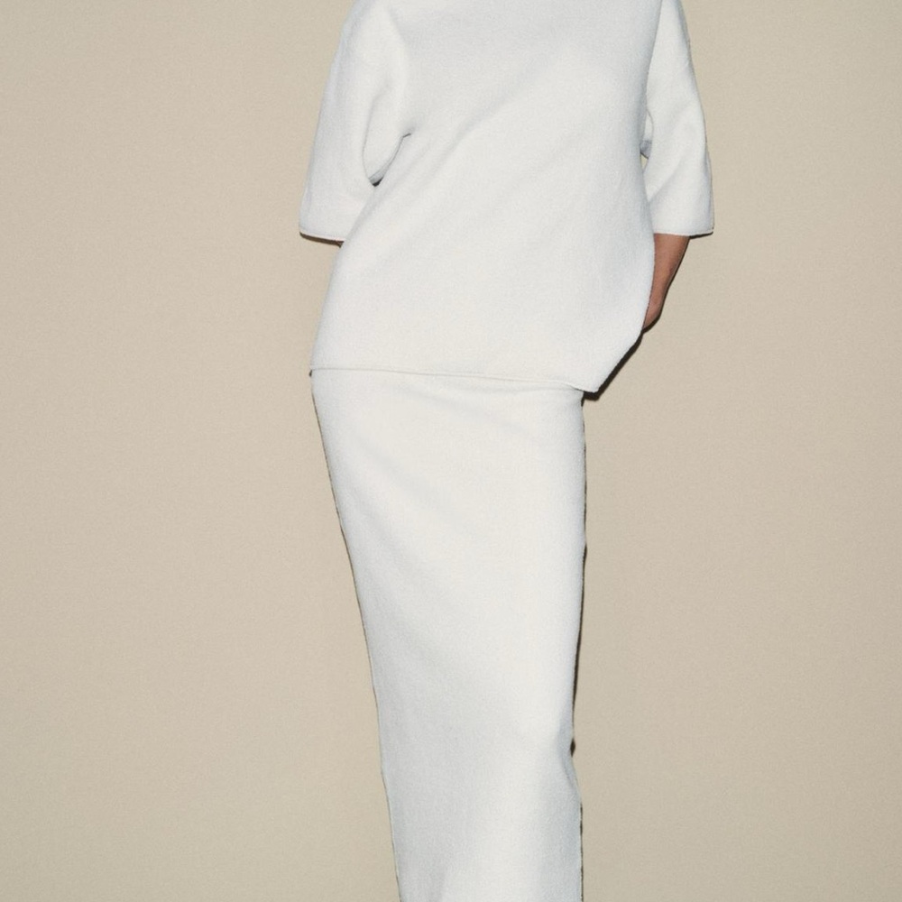 Zara Cream Knit Top